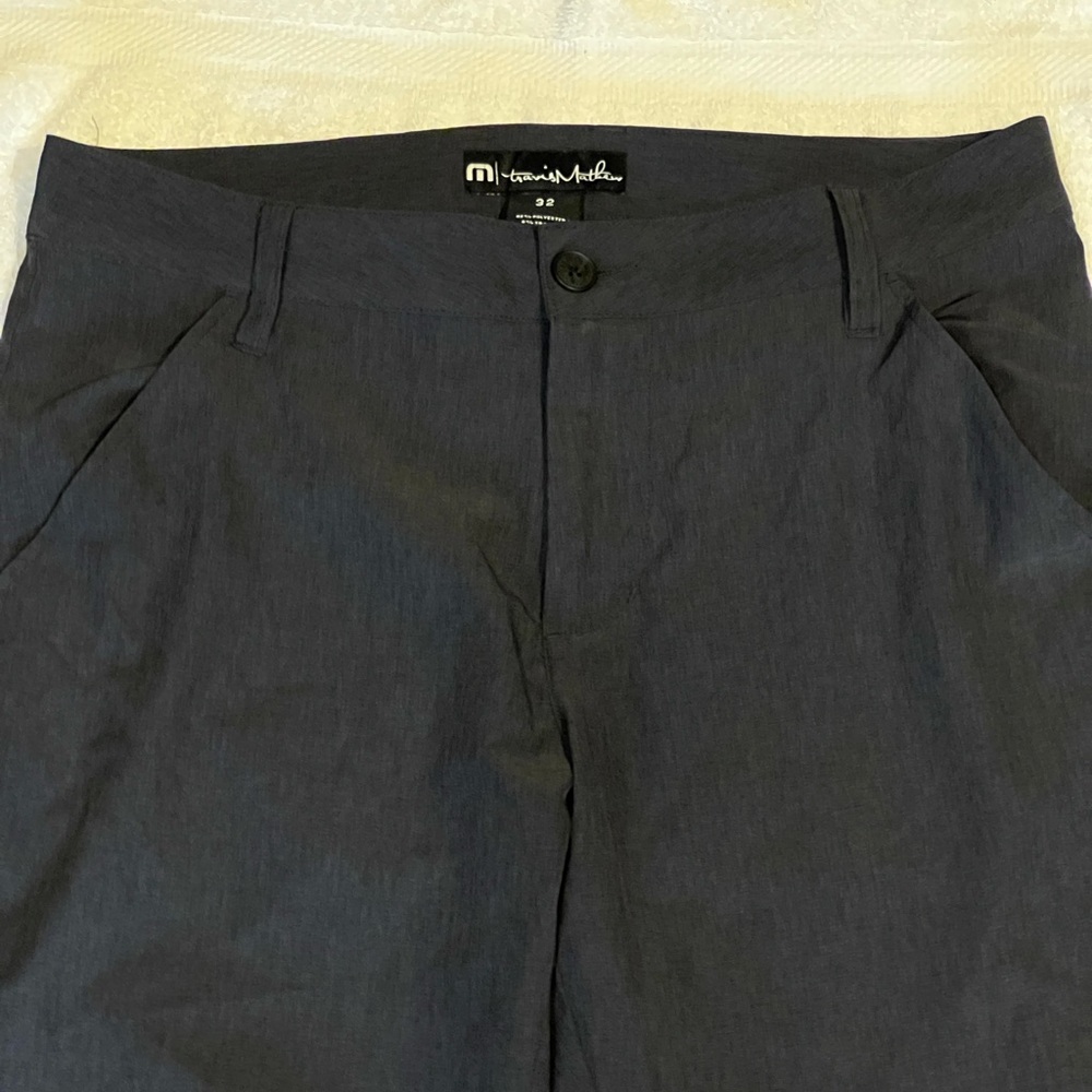 Travis Mathew Men's Dark Gray Pants